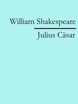cover image of Julius Cäsar